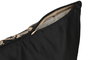 DKD Home Decor Gold23 Cojín Glamorado Negro Poliéster 45 x 15 x 45 cm