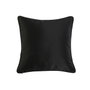 DKD Home Decor Gold23 Cojín Glamorado Negro Poliéster 45 x 15 x 45 cm
