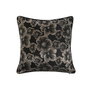DKD Home Decor Gold23 Cojín Glamorado Negro Poliéster 45 x 15 x 45 cm