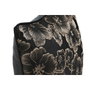 DKD Home Decor Gold23 Cojín Glamorado Negro Poliéster 45 x 15 x 45 cm