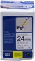 Brother TZe-FX251 Cinta laminada flexible Negro sobre blanco 24mm x 8m