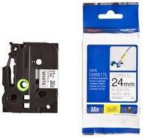 Brother TZe-FX251 Cinta laminada flexible Negro sobre blanco 24mm x 8m Brother TZe-FX251 Cinta laminada flexible Negro sobre blanco 24mm x 8m