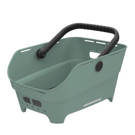 Basil Cesta Trasera Cento Neo - MIK 2.0 - Portaequipajes - 21L Sintético Reciclado - Bicicletas Urbanas y Eléctricas