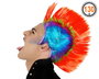 Peluca Cresta Punky Arcoiris