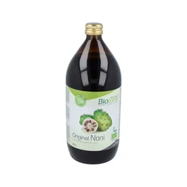 BIOTONA Jugo de Noni Bio 1 Litro | Morinda Citrifolia | Ecológico | Antioxidante | Apoyo Sistema Inmunológico y Cognitivo