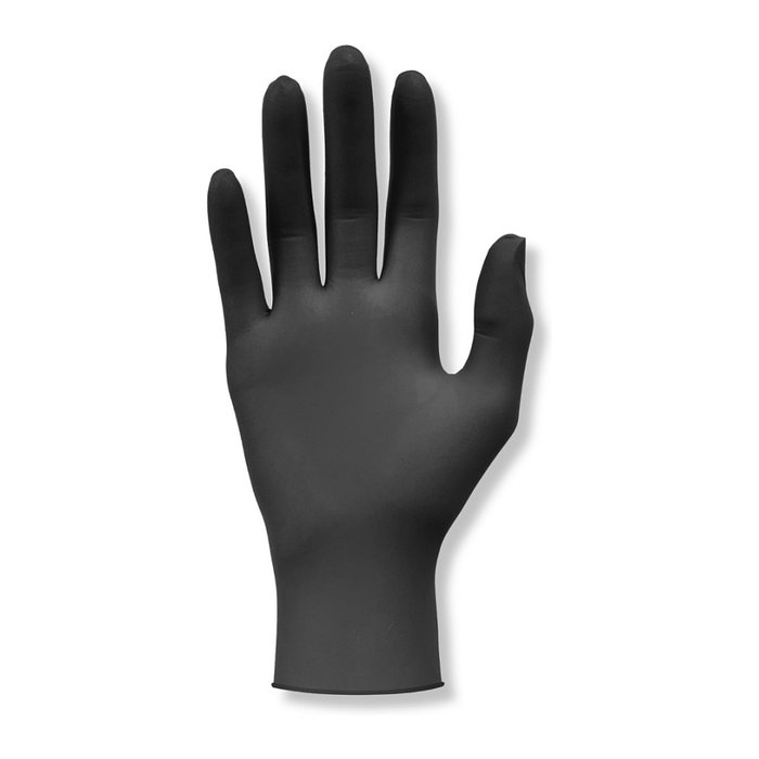 Meditrade Guantes de Nitrilo Desechables Negro XL