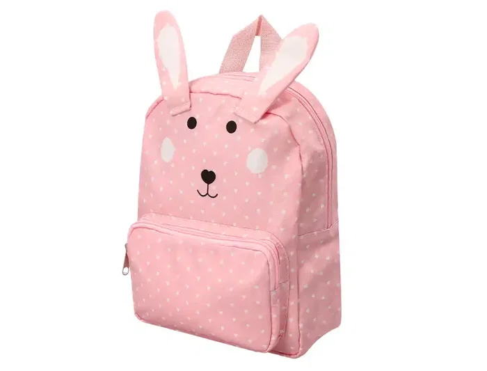 Imaginovo Mochila Infantil Backpack Buddies Conejo, Poliéster, 2 Compartimentos, 280x90x200 mm