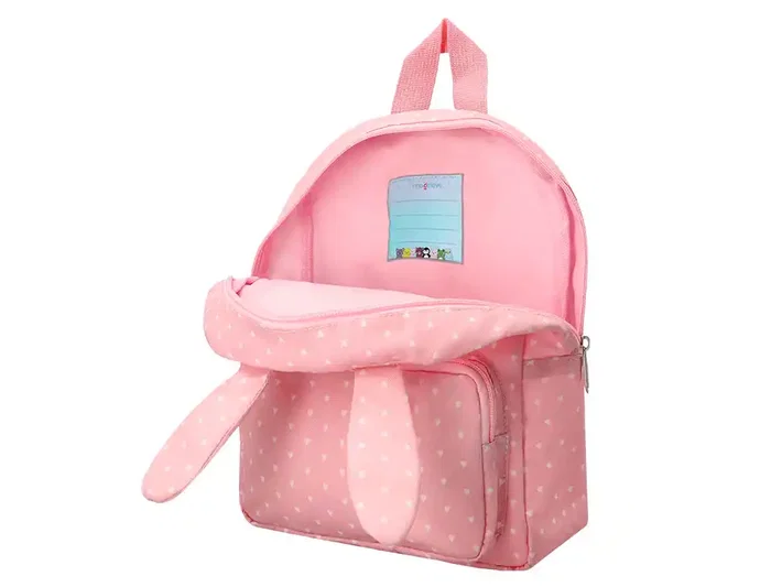 Imaginovo Mochila Infantil Backpack Buddies Conejo, Poliéster, 2 Compartimentos, 280x90x200 mm
