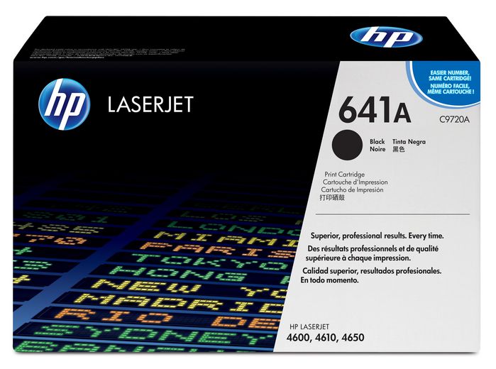 HP 641A Black Original LaserJet Toner Cartridge - Cartucho de Toner Negro Original HP para Impresoras LaserJet HP 641A Black Original LaserJet Toner Cartridge - Cartucho de Toner Negro Original HP para Impresoras LaserJet