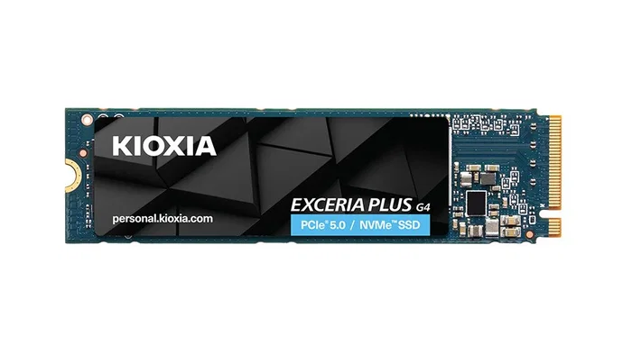 Kioxia LVD10Z002TG8 Exceria Plus G4 - SSD M.2 2280 NVMe PCIe 5.0 x4 de 2 TB, BiCS Flash TLC, hasta 10000 MB/s lectura, para PC/portátil