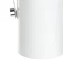 Ainsley Lámpara Colgante SKD-P2000-W en Metal y PVC, Color Blanco, Iluminación Directa para Comedor o Habitación