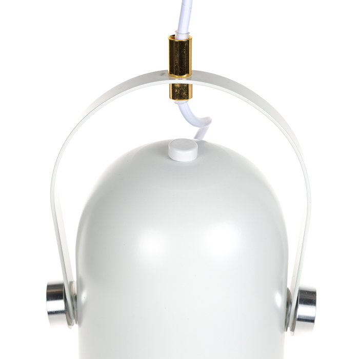 Lámpara Colgante Ainsley SKD-P2000-W Metal/PVC Blanca Iluminación Directa Lámpara Colgante Ainsley SKD-P2000-W Metal/PVC Blanca Iluminación Directa