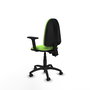 PIQUERAS Y CRESPO Silla de oficina Aýna color Pistacho con brazos 2D