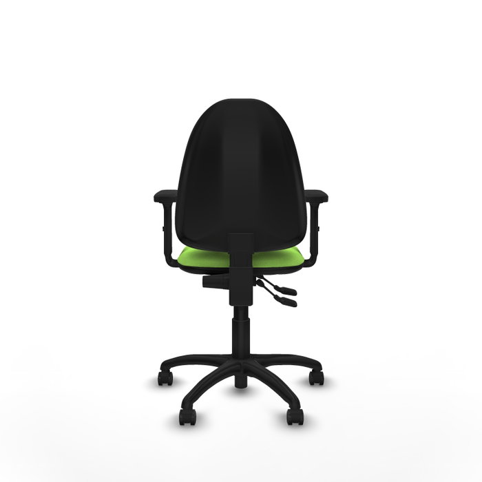 PIQUERAS Y CRESPO Silla de oficina Aýna color Pistacho con brazos 2D