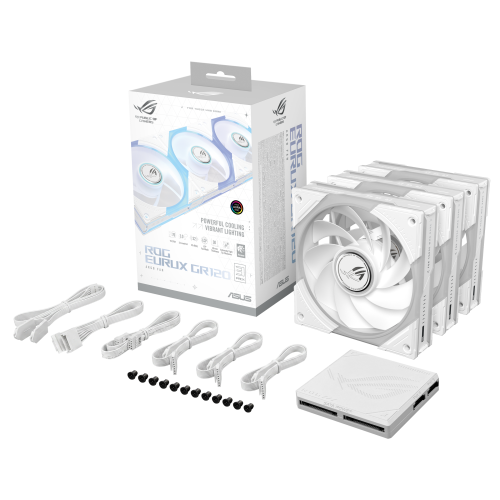 ASUS ROG Eurux GR120 ARGB Reverse White Edition Triple Pack ASUS ROG Eurux GR120 ARGB Reverse White Edition Triple Pack