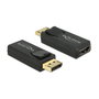 DeLOCK Adaptador DisplayPort 1.2 a HDMI 65571 Negro