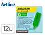 Artline EK-690 Rotulador Fluorescente Ecológico, Punta Biselada 1-4 mm, Verde