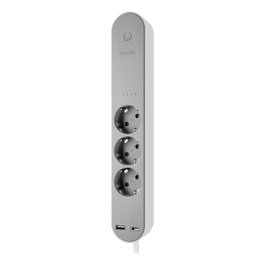 Hombli HBPO-0108 Regleta Inteligente con 3 Salidas AC y 2 Puertos USB