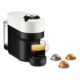 Krups Vertuo Pop XN9201 Máquina de Café Cápsulas Nespresso VertuoLine 0.56L 1500W Negro Blanco