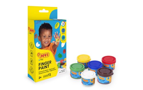 Pintura De Dedos Jovi 35 Ml (Bote) Estuche De 6 Pintura De Dedos Jovi 35 Ml (Bote) Estuche De 6