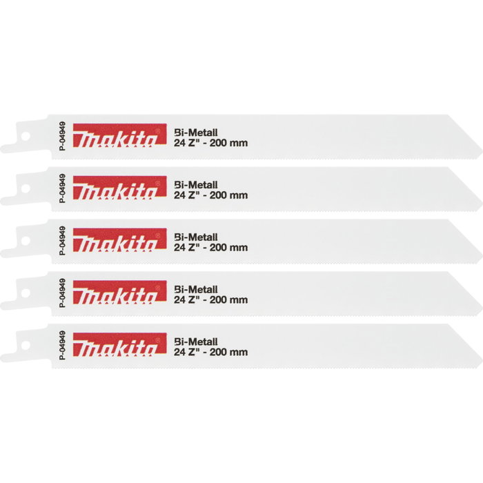 Makita P-04949 Hoja de Sierra Recíproca BiM 200/24Z Makita P-04949 Hoja de Sierra Recíproca BiM 200/24Z