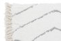 DKD Home Decor Alfombra de Poliéster con Rombos Blanco y Gris