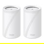 TP-Link Deco BE65 Sistema de Malla Wi-Fi 7 BE11000 2-Pack Blanco - Router Mesh Tribanda (2.4/5/6 GHz) 11000 Mbps, Hasta 200 Dispositivos, Con Alexa y Asistente de Google