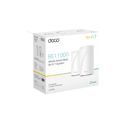 TP-Link Deco BE65 Sistema de Malla Wi-Fi 7 Tribanda (2-Pack) Blanco TP-Link Deco BE65 Sistema de Malla Wi-Fi 7 Tribanda (2-Pack) Blanco