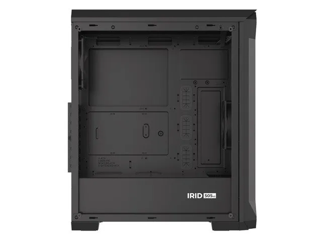 Genesis Irid 505 V2 Torre Media Negra Ventana Sin Fuente 2xUSB 2.0 2xUSB 3.0 2xJack 447x220x510mm 2xVentilador 120mm Genesis Irid 505 V2 Torre Media Negra Ventana Sin Fuente 2xUSB 2.0 2xUSB 3.0 2xJack 447x220x510mm 2xVentilador 120mm