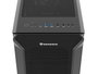 Genesis Irid 505 V2 Torre Media Negra Ventana Sin Fuente 2xUSB 2.0 2xUSB 3.0 2xJack 447x220x510mm 2xVentilador 120mm