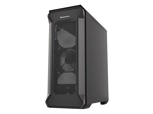 Genesis Irid 505 V2 Torre Media Negra Ventana Sin Fuente 2xUSB 2.0 2xUSB 3.0 2xJack 447x220x510mm 2xVentilador 120mm Genesis Irid 505 V2 Torre Media Negra Ventana Sin Fuente 2xUSB 2.0 2xUSB 3.0 2xJack 447x220x510mm 2xVentilador 120mm