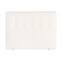 Cabecero Crema Tejido Dormitorio 165 X 8 X 125 cm