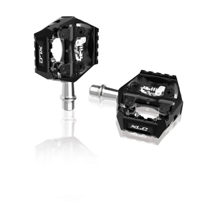 XLC Pedal System PD-S14 - Sistema de pedales de aluminio con eje CroMo, rodamiento Cartridge, 340g, 75 x 86 mm XLC Pedal System PD-S14 - Sistema de pedales de aluminio con eje CroMo, rodamiento Cartridge, 340g, 75 x 86 mm
