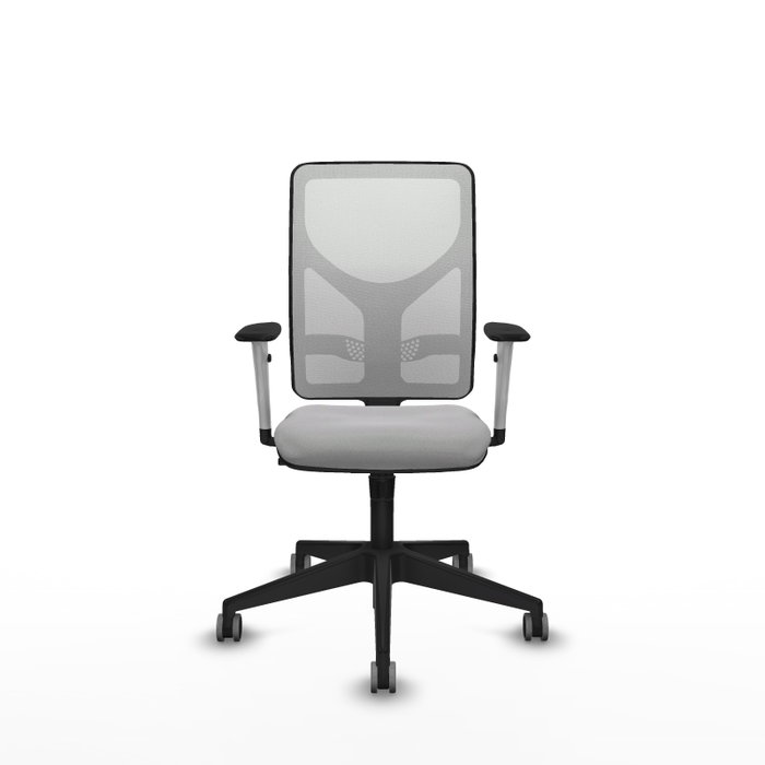 PIQUERAS Y CRESPO Silla de oficina Motilla con mecanismo Sincro, Gris claro y Blanco PIQUERAS Y CRESPO Silla de oficina Motilla con mecanismo Sincro, Gris claro y Blanco