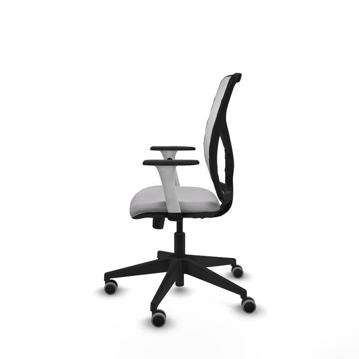 PIQUERAS Y CRESPO Silla de oficina Motilla con mecanismo Sincro, Gris claro y Blanco PIQUERAS Y CRESPO Silla de oficina Motilla con mecanismo Sincro, Gris claro y Blanco