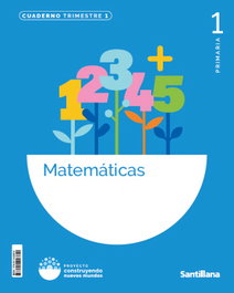 SANTILLANA, CUADERNO MATEMÁTICAS 1-1ºPRIMARIA. CONSTRUYENDO MUNDOS - SANTILLANA