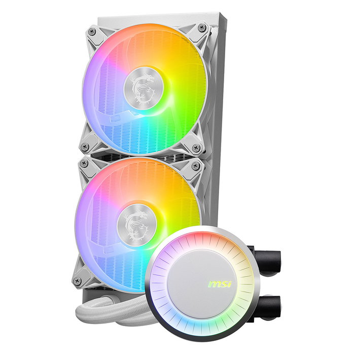 MSI MAG CoreLiquid E240 WHITE Kit de refrigeración líquida 12 cm Blanco