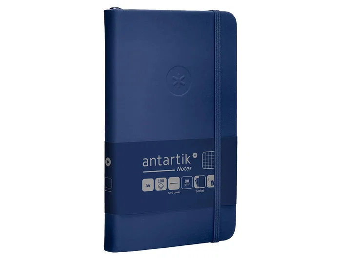 Antartik Cuaderno Antartik Notes Tapa Dura Azul Marino A6 con 100 Hojas Cuadriculadas Antartik Cuaderno Antartik Notes Tapa Dura Azul Marino A6 con 100 Hojas Cuadriculadas
