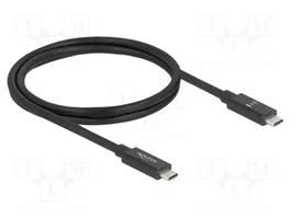 DeLOCK Cable USB4 USB-C a USB-C 80 Gbps 16K 240W Negro