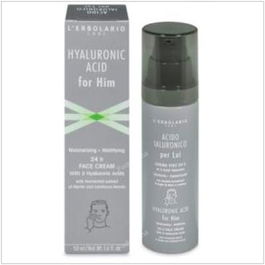 L'Erbolario Ácido Hialuronico Crema Cara Hombre Antiedad Hidratante 24 Horas 50Ml