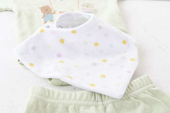 DKD Home Decor Set de 3 (4 Unidades) Amarillo Verde 1 x 25 x 25 cm Bebé Algodón Poliéster