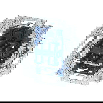 BUSCH-JAEGER Wipptaster Doppeltaster 2 Schließer BJ 2020US-205 - Interruptor Basculante Doble