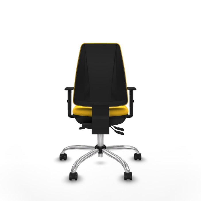 PIQUERAS Y CRESPO Silla de oficina Elche Amarillo con Mecanismo Asincro PIQUERAS Y CRESPO Silla de oficina Elche Amarillo con Mecanismo Asincro
