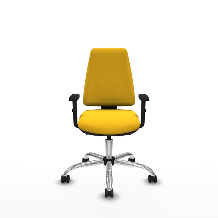 PIQUERAS Y CRESPO Silla de oficina Elche Amarillo con Mecanismo Asincro PIQUERAS Y CRESPO Silla de oficina Elche Amarillo con Mecanismo Asincro