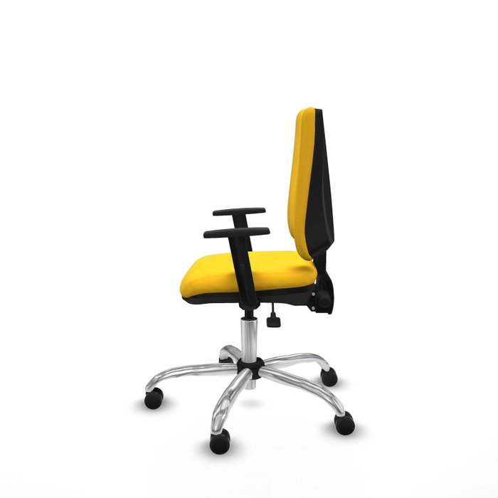 PIQUERAS Y CRESPO Silla de oficina Elche Amarillo con Mecanismo Asincro PIQUERAS Y CRESPO Silla de oficina Elche Amarillo con Mecanismo Asincro