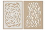 DKD Home Decor Cuadros de Papel Mache y PS con Motivos de Peces 40x3x60 cm