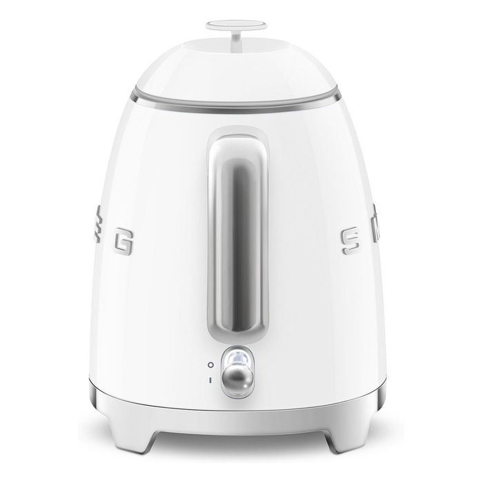 SMEG KLF05WHEU Mini Wasserkocher Weiss, Hervidor de Agua 0.8L, 1400W, Blanco, con Filtro y Apagado Automático