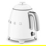 SMEG KLF05WHEU Mini Wasserkocher Weiss, Hervidor de Agua 0.8L, 1400W, Blanco, con Filtro y Apagado Automático