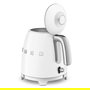 SMEG KLF05WHEU Mini Wasserkocher Weiss, Hervidor de Agua 0.8L, 1400W, Blanco, con Filtro y Apagado Automático