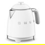 SMEG KLF05WHEU Mini Wasserkocher Weiss, Hervidor de Agua 0.8L, 1400W, Blanco, con Filtro y Apagado Automático